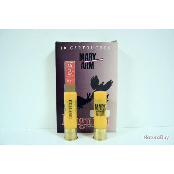 Dstockage ! - Munitions Mary Arm Gualandi - Cal.20 x10 boites