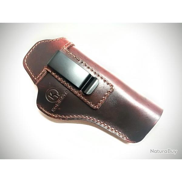 Holster en Cuir port Discret IWB universel Pour modles Colt 1911