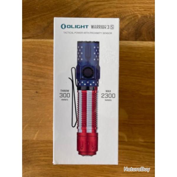 Olight , lampe torche warrior 3s USA , neuve scelle