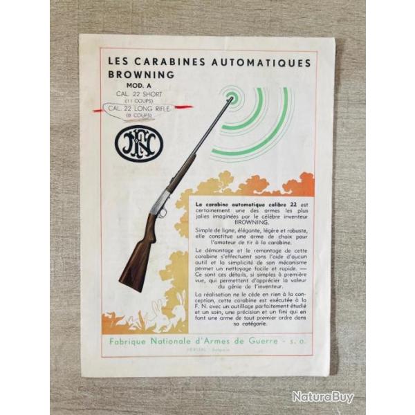 Notice BROWNING SMOKELESS modle A Occasion