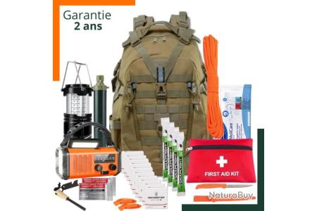Kit de survie XXXL personnes 72 heures Sac à dos d'urgence