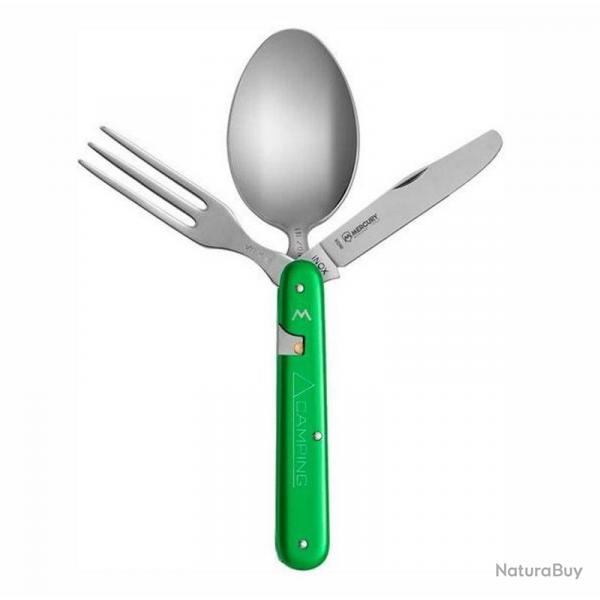 Couteau couvert camping "992.3", Couleur vert [Mercury]