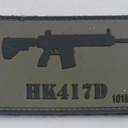 Patch HK 417 D en pvc 3D