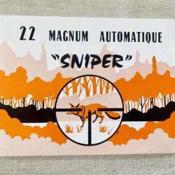 Notice Carabine SIDNA modèle SNIPER 22 MAGNUM Occasion