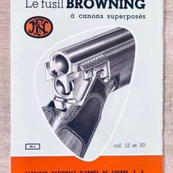 Notice Fusil BROWNING modèle B25 Occasion