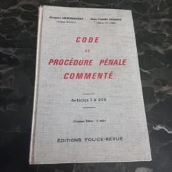 rare  Code de procédure pénale commenté   par Morandière jacques/salmo