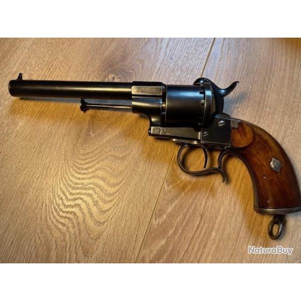 Revolver  broche type Lefaucheux 1858, calibre 11mm