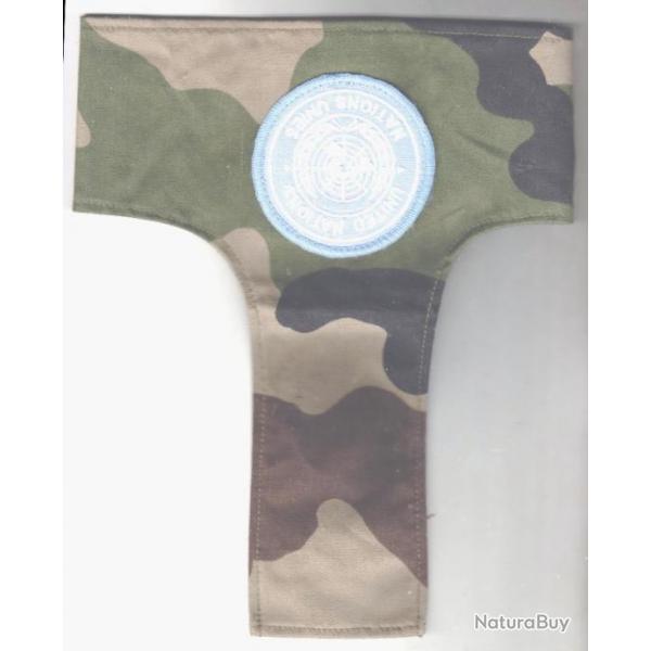 Nations Unies - United Nation. Passant d'paule tissu camoufl velcro.