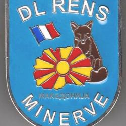 Opération Minerve. "DL Rens". (ce n'est pas moi, Denis Lézin, Ha ! Ha!) Macédoine. SM.pin's.