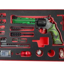 Revolver KORTH Super Sport GTA green cal.357Mag 6JWilson Grip black/green incl Perfoki