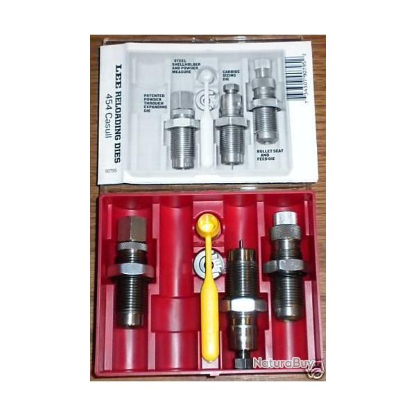 LEE RELOADING DIES - 3 OUTILS - 454 CASULL