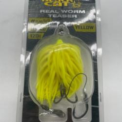 Real Worm Teaser Black Cat yellow 120g