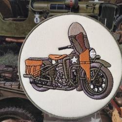 Moto militaire US WW2 - 90 mm  à coudre ou à thermocoller