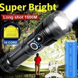 Lampe Torche FLASH-LED XHP100 Puissante ............