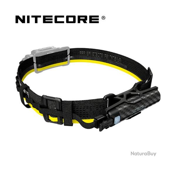 Kit batterie externe en carbone 6K pour frontale Nitecore NU40, NU43, NU45, NU50, HC65UE