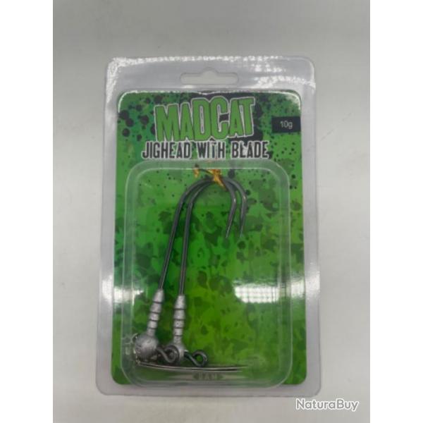 Jig Head With Blade MadCat 10g