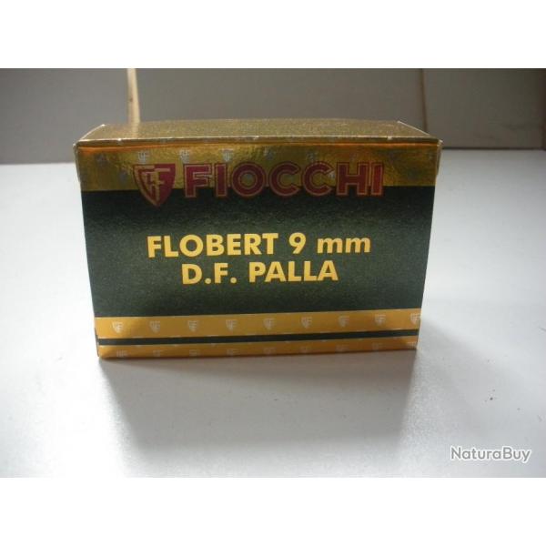 3828-1 BOITE DE 50 BALLES  RONDES FIOCCHI  CAL.9 MM FLOBERT - NEUF PROMO DE RETOUR DISPONIBLE