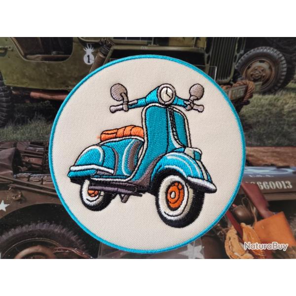 Patch Vespa diamtre : 90 mm  coudre ou thermocoller