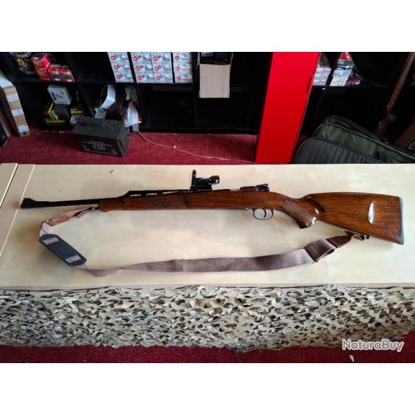 Carabine BRNO-CZ cal 7x64 occasion avec point rouge Electro dot