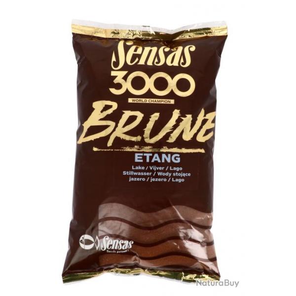 Amorce Sensas 3000 Brune Etang 1Kg