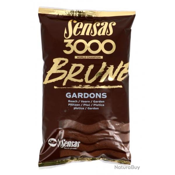 Amorce Sensas 3000 Brune Gardons 1Kg