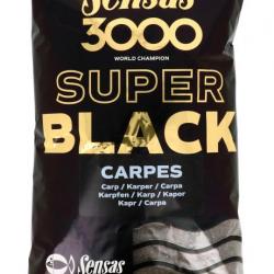 Amorce Sensas 3000 Super Black Carpes 1Kg