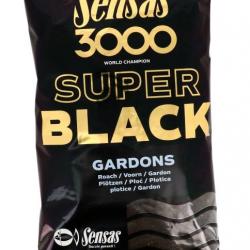 Amorce Sensas 3000 Super Black Gardons 1Kg