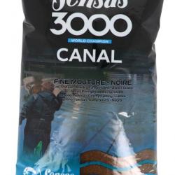 Amorce Sensas 3000 Canal Noire Fine Mouture 1Kg