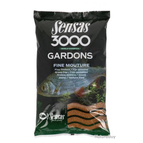 Amorce Sensas 3000 Gardons Fine Mouture 1Kg