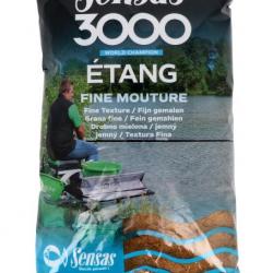 Amorce Sensas 3000 Etang Fine Mouture 1Kg