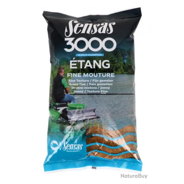 Amorce Sensas 3000 Etang Fine Mouture 1Kg