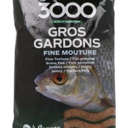 Amorce Sensas 3000 Gros Gardons Fine Mouture 1Kg