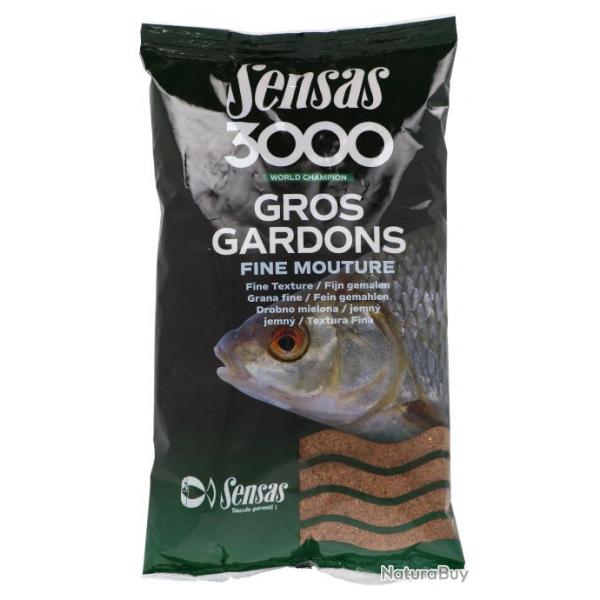 Amorce Sensas 3000 Gros Gardons Fine Mouture 1Kg