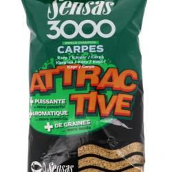 Amorce Sensas 3000 Attractive Carpes 1Kg