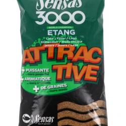 Amorce Sensas 3000 Attractive Etang 1Kg