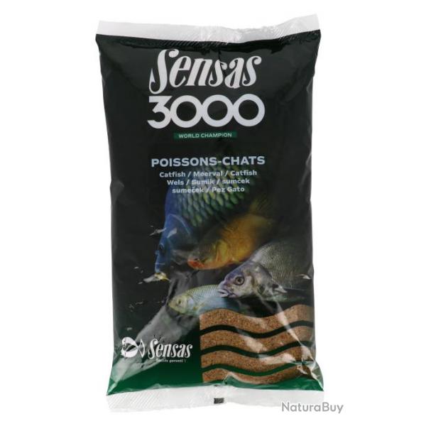 Amorce Sensas 3000 Poisson-Chat 1Kg