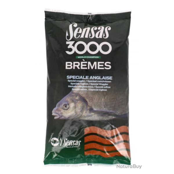 Amorce Sensas 3000 Super Anglaise "Bremes" 1Kg