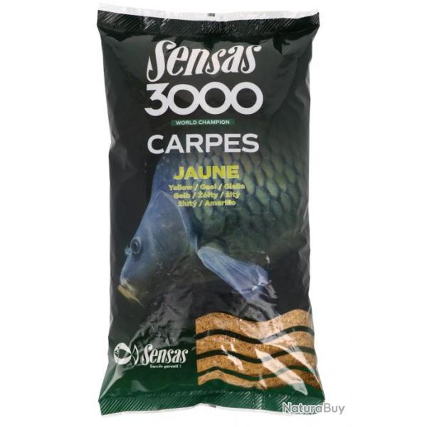 Amorce Sensas 3000 Carpes Jaune 1Kg