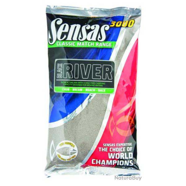 Amorce Sensas 3000 River Black 1Kg