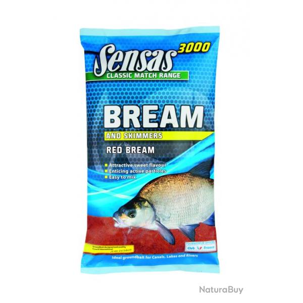 Amorce Sensas 3000 Super Bream Red 1Kg