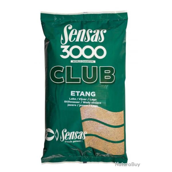 Amorce Sensas 3000 Club Etang 1Kg