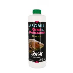 Additif Sensas Aromix Gros Poissons Scopex 500Ml