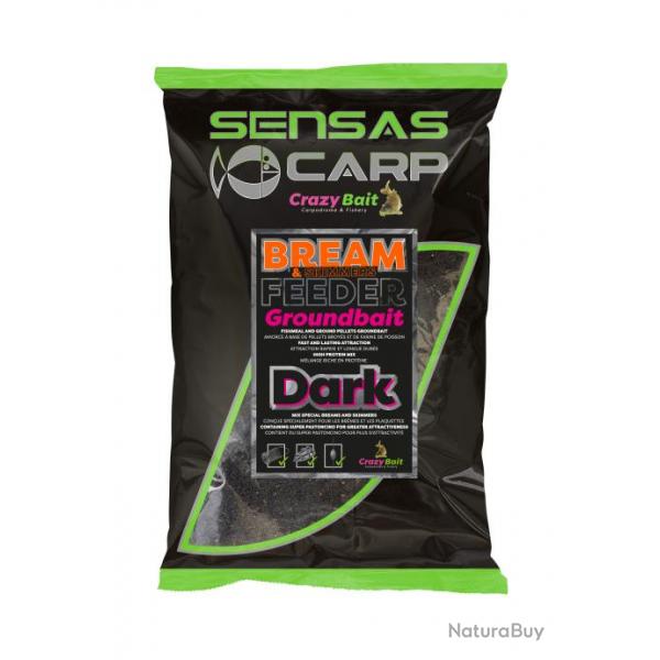 Amorce Sensas Uk Bream Feeder Dark 2Kg