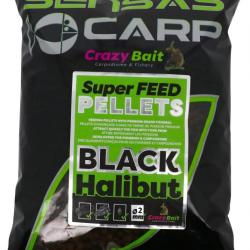 Pellet Sensas Super Feed Pellets Black Halibut 2Mm 700