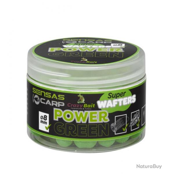 Pellet Sensas Super Wafters 8Mm Power Green 60G