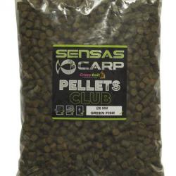 Pellet Sensas Pellets Club Vert Poisson 8Mm - 10Kg