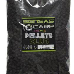 Pellet Sensas Pellets Club Noir Poisson 8Mm - 1Kg