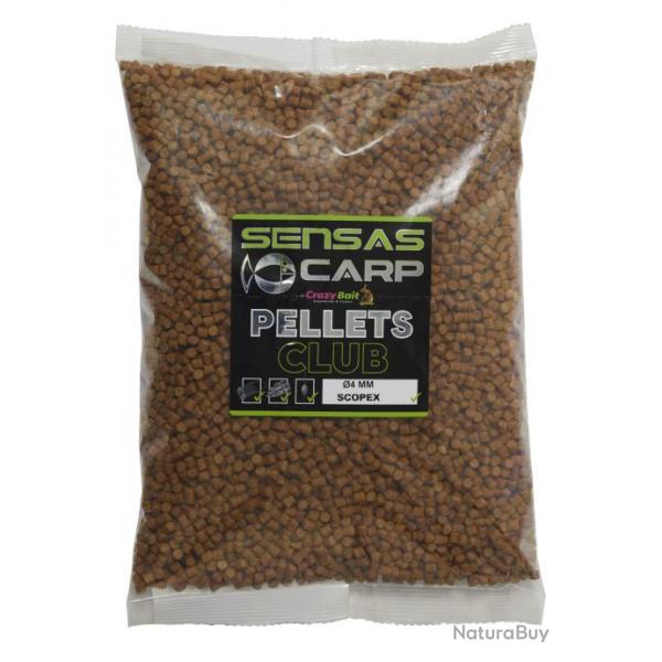 Pellet Sensas Pellets Club Scopex 4Mm - 1Kg