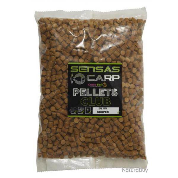 Pellet Sensas Pellets Club Scopex 8Mm - 1Kg