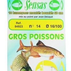 Hamecons Montes Gros Poissons 12/16